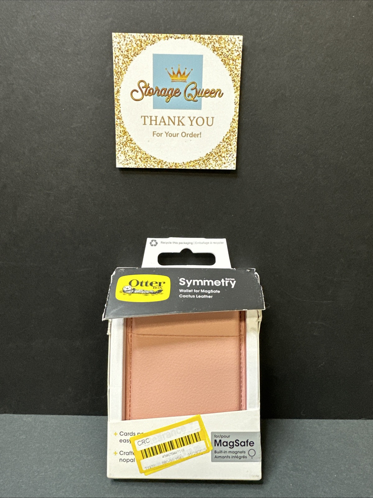 OtterBox Symmetry Series Cactus Leather Wallet with MagSafe - Ballet Blush