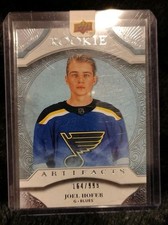 2020-2021 Upper Deck Artifacts - Rookie Redemptions #RED205 Joel Hofer /999 (RC)