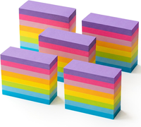 15X50Mm Klebezettel Klein, 40 BlöCke Multipack Mit 4000 Blatt Haftnotizen Klebez