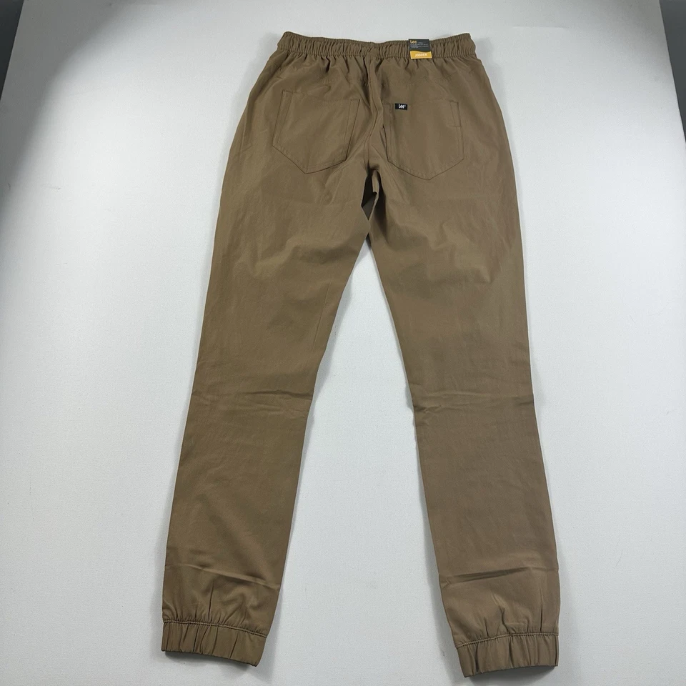 Pantalones de Jogger Lee Marrón Bolsillo con Cremallera Juvenil Grande 14/16 Rendimiento Activo Elastizados  Foto 2 de 4