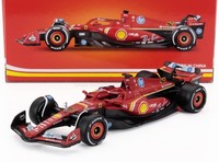 Burago 1/43 Ferrari F1 SF24 Leclerc Monza Gp 2024 Statisches Modell Diecast