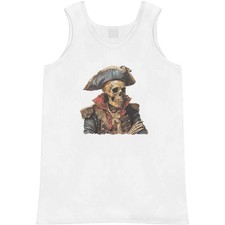'Pirate Captain Skull' Adult Vest / Tank Top AV049401