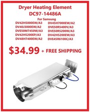 DC97-14486A Dryer Heating Element Fit For Samsung dv42h5000ew/a3 dv42h5200ep/a3