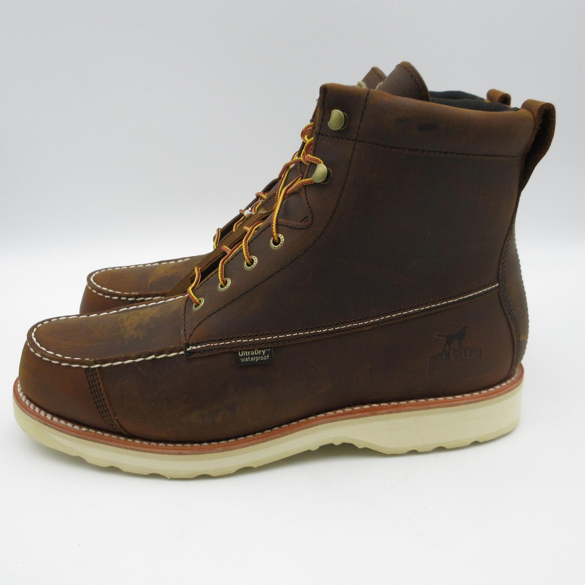 Irish Setter Wingshooter Boots Mens Size 15 Waterproof Moc Toe Red