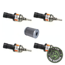 4 INIETTORI BRC GPL ARANCIONE SEEGER FILTRO OMAGGIO 09SQ99020022 NUOVO