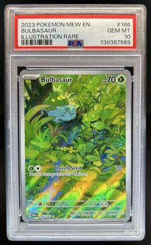2023 Pokemon SV 151 Bulbasaur #166/165 PSA 10 GEM MINT