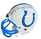 JOHNNY UNITAS signed COLTS MINI FOOTBALL HELMET