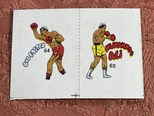 MUHAMMAD ALI/BOB FOSTER #64/65 Silver Back Reyauca 1985 Venezuelan Boxing Card!