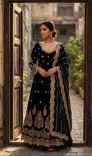 New Indian Bollywood Salwar Kameez Pakistani Ready To Wear Gown Women Designer