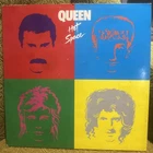 QUEEN - HOT SPACE (1982 LP)  1ST UK PRESS + LYRICS INNER