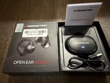 Monster Open Ear AC600 Clip-On Bluetooth Earbuds Tested Open Box
