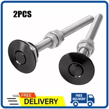 Push Button Quick Release Hood Bonnet Pins Lock Clip Car Bumper Latch Kit