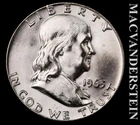 1963-D Franklin Half Dollar - Choice Gem Brilliant Unc++++  Lustrous  #L6396