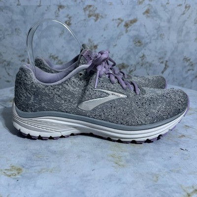 Brooks Anthem 2 Women's Size 7.5 Running Shoes Gray Purple Athletic Low Sneakers