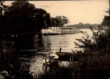 RPPC Passenger Ship Halle Saale vintage postcard h126
