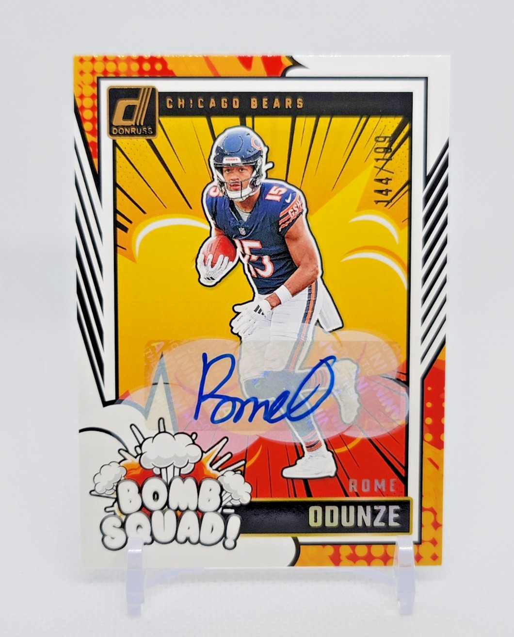 Rome Odunze 2024 Donruss #3 Bomb Squad Autographs (/199) Price