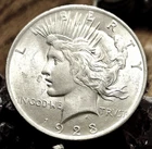 1923 Peace Dollar- Silver- Super "AU" Quality Coin