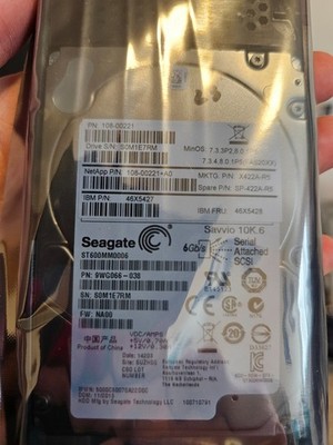 Seagate Savvio 600GB, Internal, 10K RPM, 2.5'' (ST9600205SS) Hard Drive