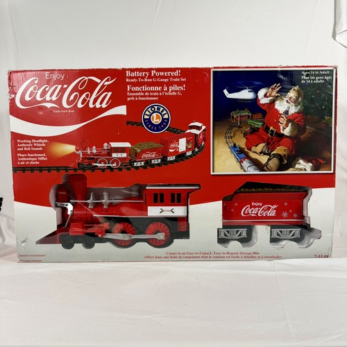 2014 Lionel Coca-Cola Battery Holiday 4 Car Train Set 72x55 Oval Track 71148 NEW | Condition: New