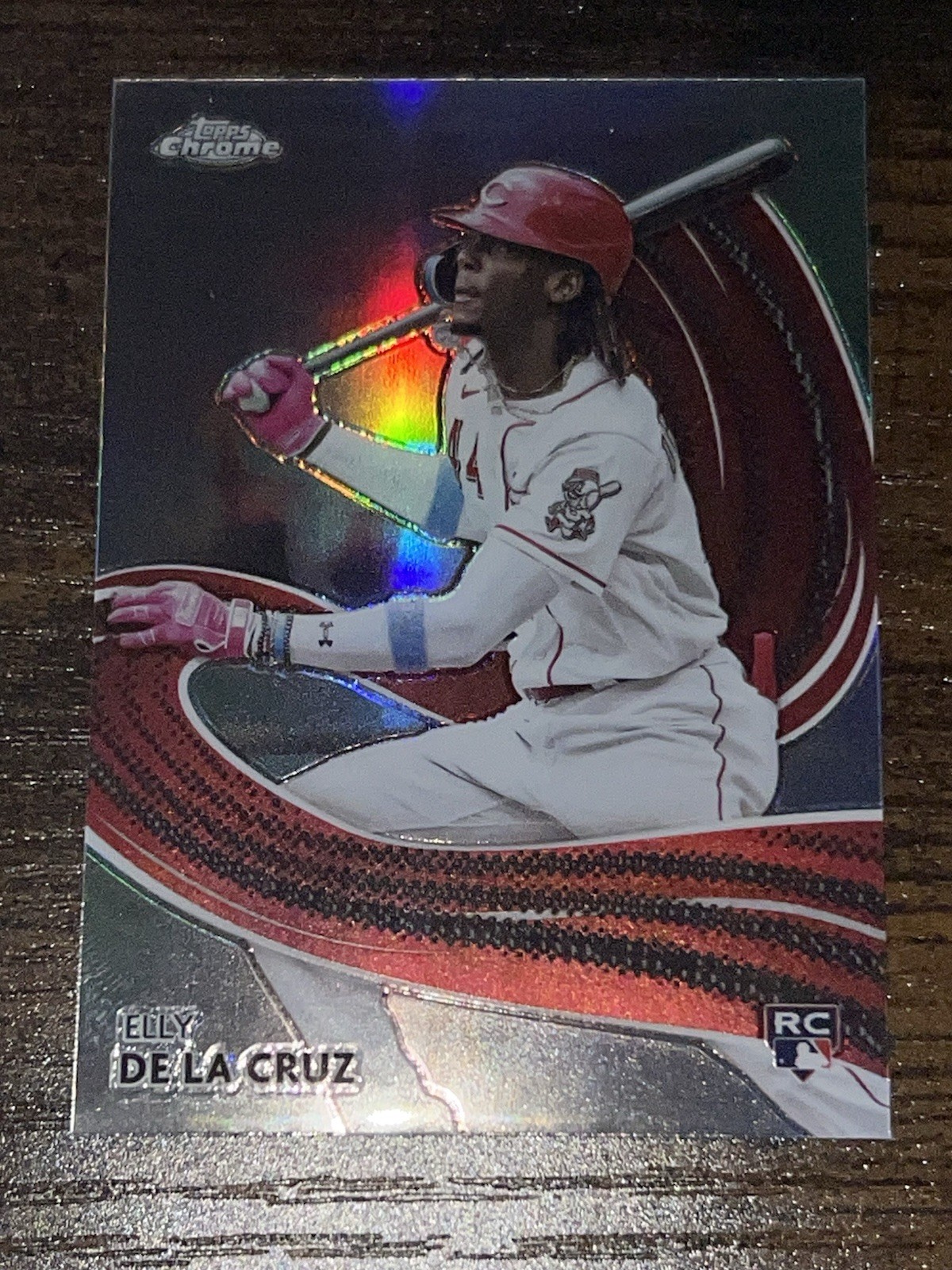 Topps 2024 Chrome Strokes Rookie Insert Elly De La Cruz #S-22 Reds MLB