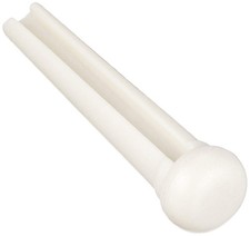 Graph Tech TUSQ Traditional Bridge Pins, No Dot - White 6 Pcs