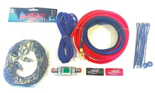 Sky High Car Audio 8 GAUGE CCA AMP KIT RED/BLACK