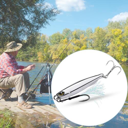 1pc Electroplated Metal Jigs Fishing Lures with Hooks 10g-40g C2R3 R7X7 M2M7 - Bild 5 von 21