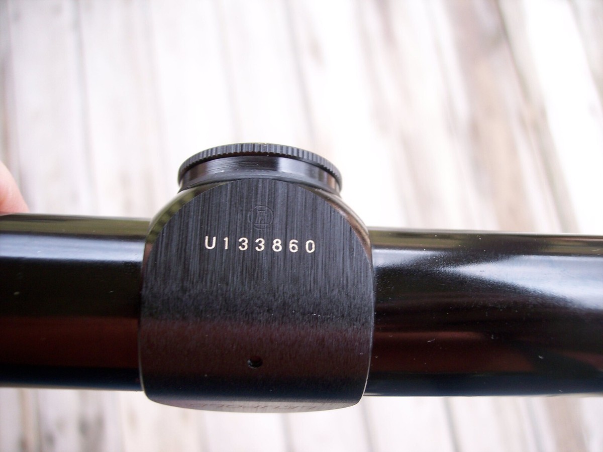 Leupold M8 6x33mm A.O. Rifle Scope ~Compact~ Rare Gloss 1987 Minty