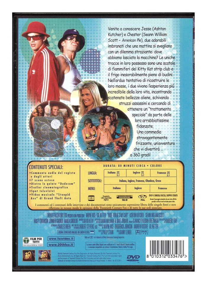 FATTI, STRAFATTI E STRAFIGHE Dvd ^^^ COME NUOVO ^^^ 1° Ed. 20th Century FOX - Immagine 3 di 3