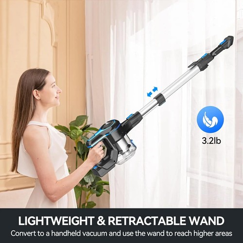 Wireless Stick Vacuum Cleaner 12Kpa Inse N5 Handheld Household Vacuum 40mins Run - Picture 5 of 7