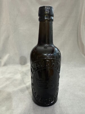 Two Piece & Neck Blown Separately Dark. T. Laughton Scarborough A 1779 Bottle