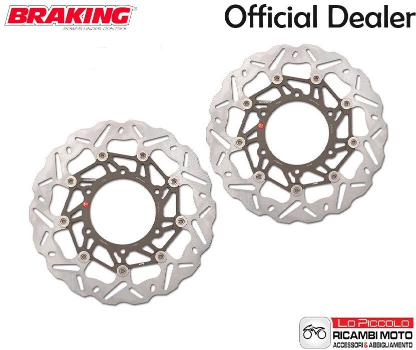Front Brake Disc Kit Braking Moto Guzzi V11 Le Mans 1100 2000
