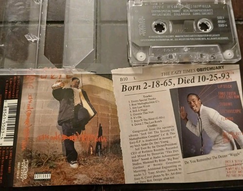 Eazy-E It's On (Dr. Dre) 187um Killa 1993 CASSETTE TAPE 90s Ruthless Gangsta Rap - Picture 4 of 6