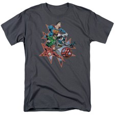 Justice League Of America "Starburst" T-Shirt - Regular or Tank - to 5X