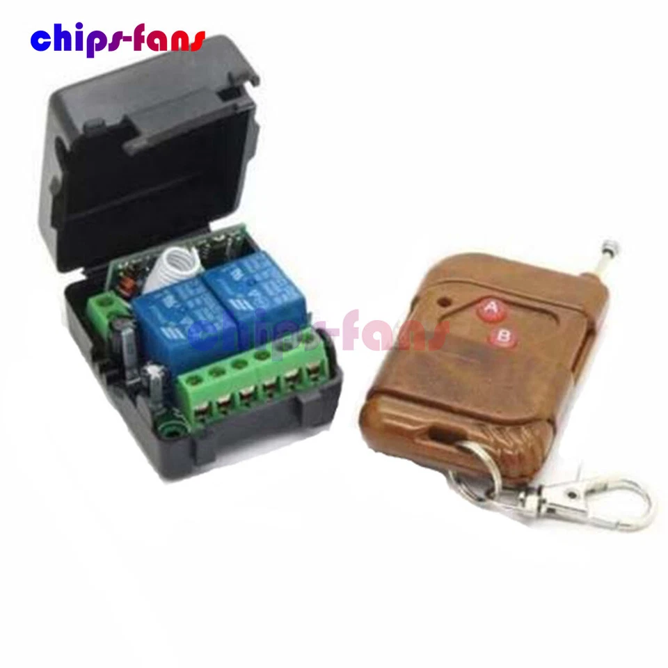 DC 12V 1/2/4//6/8/12/15 Channel Wireless RF Remote Control Transmitter+ Receiver - Image 4 of 4