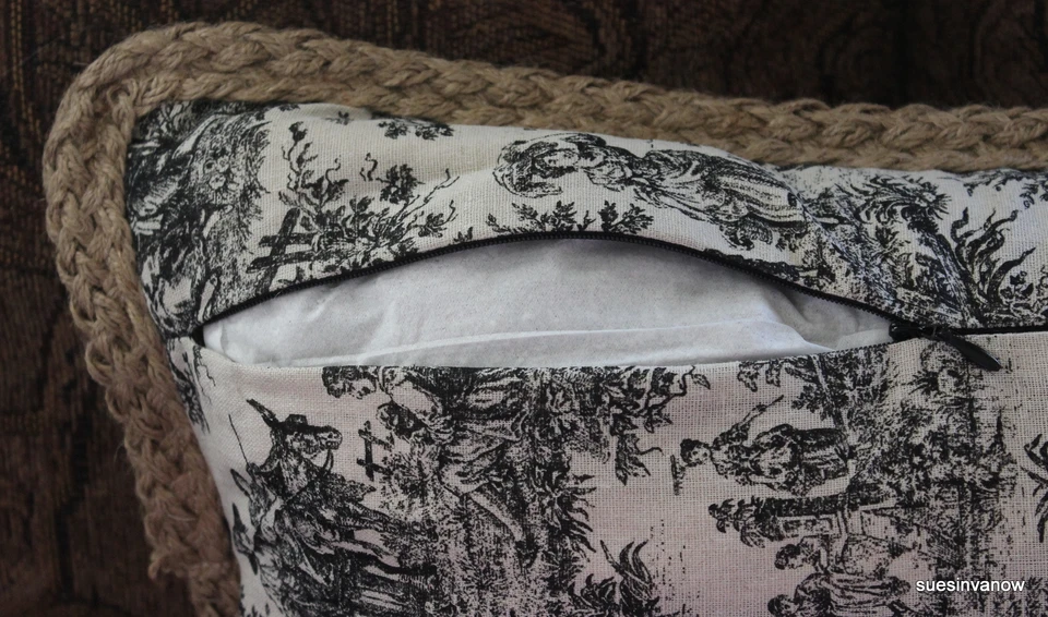 Funda de almohada Waverly estampado de trabajo rural francés 5 Foto 4 de 4