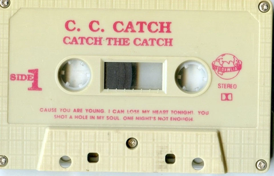 C.C.CATCH "CATCH THE CATCH" EGYPT K7 MC CASSETTE TAPE ALBUM AUDIO '86 / + RARE + - Photo 2/3