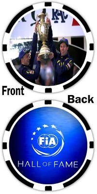 COLIN MCRAE - FIA HALL OF FAME - POKER CHIP - FORMULA 1 , F1 , BOXCARS