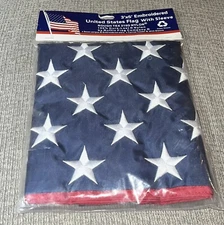 Ruffin Flags American Flag 3x5 Feet U.S.A. Red White Blue USA Rough Tex NWT