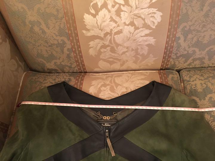 【Salvatore Ferragamo】ヴィンテージ ジャケット Salvatore Ferragamo】ヴィンテージ ジャケット レザー ブルゾン