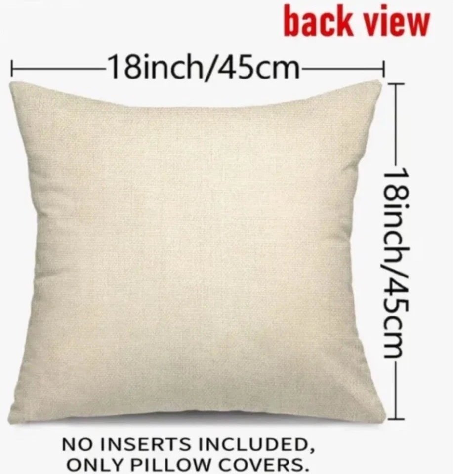 "Funda de almohada de lino con estampado de pata de perro mascota naturaleza animal 18x18"" decoración del hogar" Foto 3 de 4