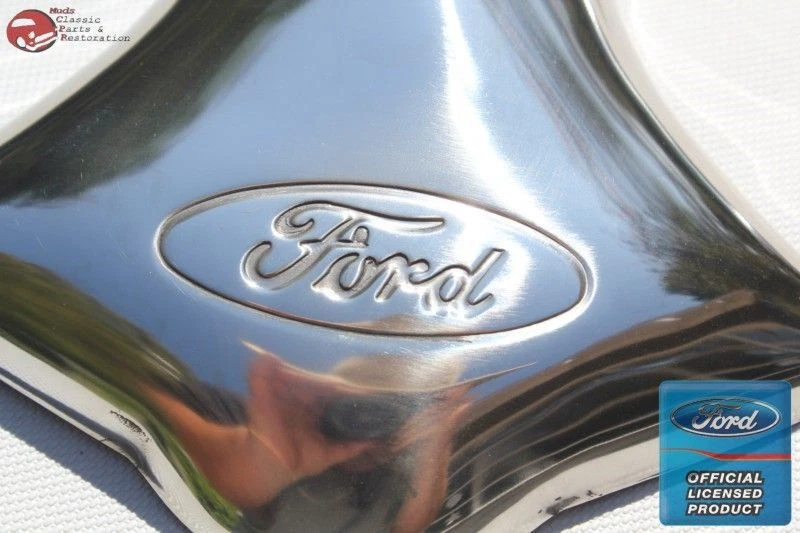 Camión Ford Logotipo Ovalado Personalizado Tubo de Escape Punta Deflector Protector Hot Rat Rod Foto 2 de 4