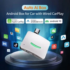 Wireless Carplay AI box Wireless Android Auto Multimedia Video Auto Adapter