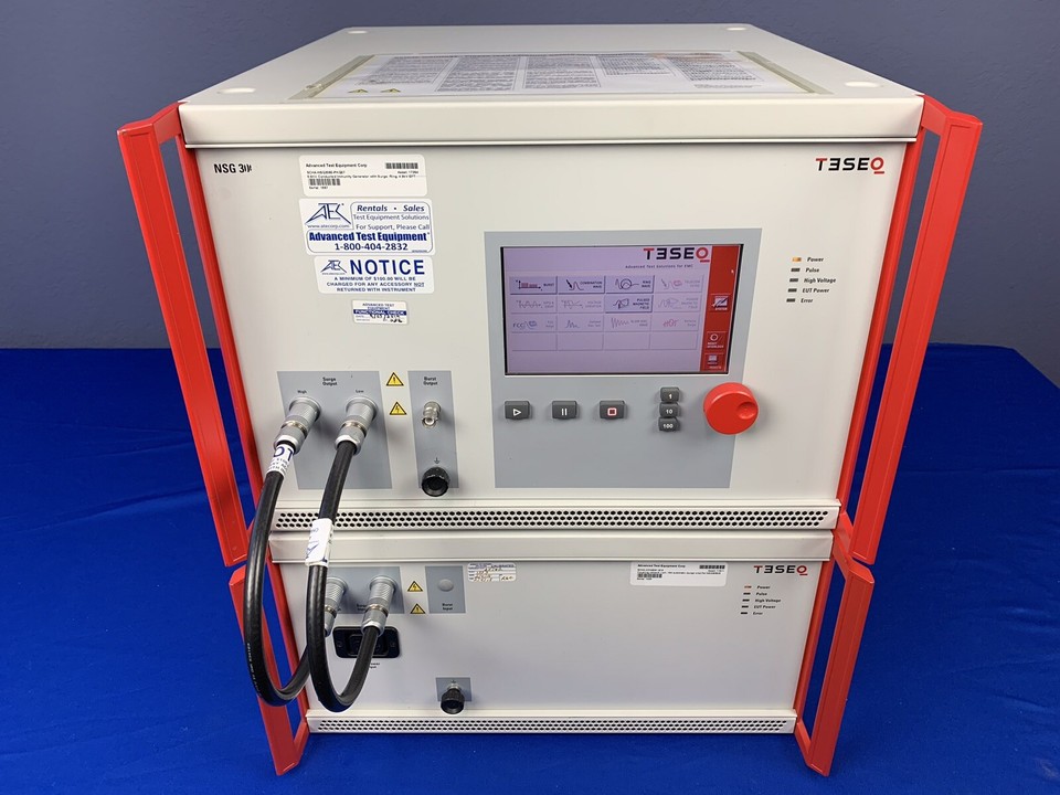 Teseq NSG3060/CDN3061 Transient Generator 6.6kV Surge/4.8kV EFT w/ 1ph ...