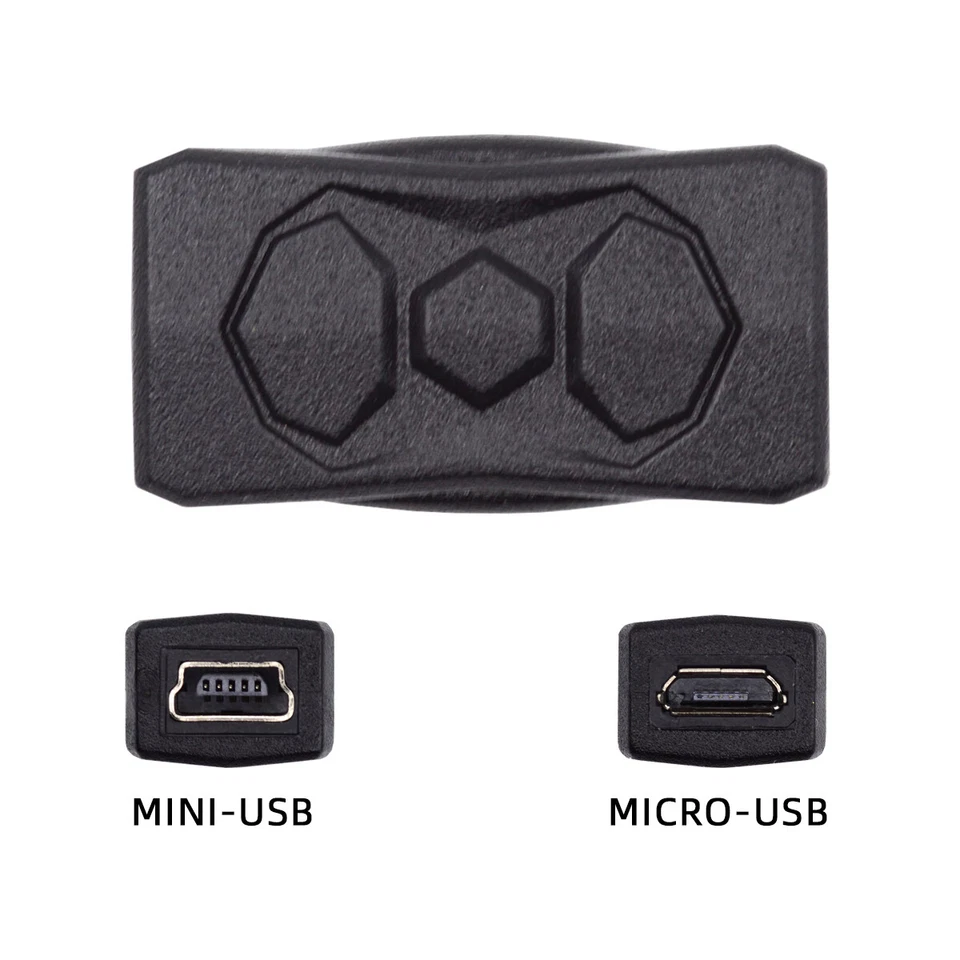 CY 3pcs Micro USB 2.0 to 5Pin Mini USB  Male to Female Extension Data Adapter - Image 4 of 4