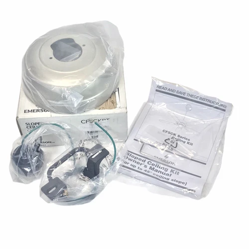 Emerson Fans (CFSCKPT) Accessory - 6.1 Inch Sloped Ceiling Kit - Platinum Finish