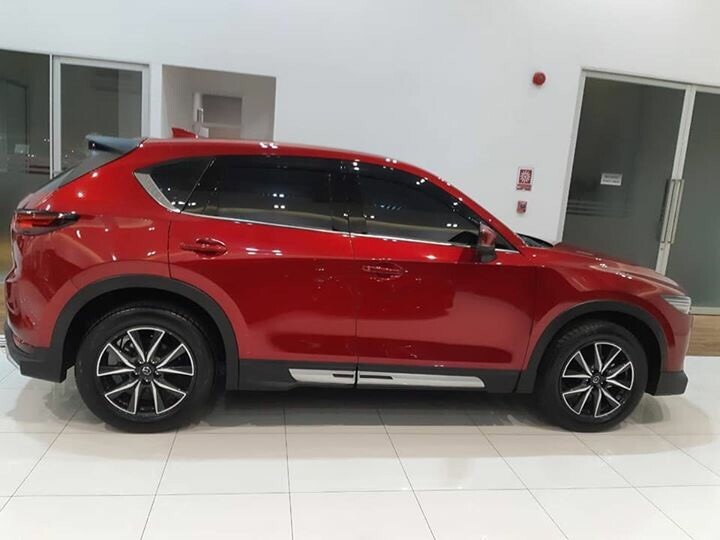 fits- mazda cx5 cx-5 2017 - 2021 rear roof spoiler wing painted