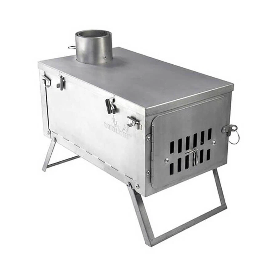 Winnerwell Fastfold Ultralight Titanium Caravan Camping Stove u0026 Wood Heater  714757076651 | eBay