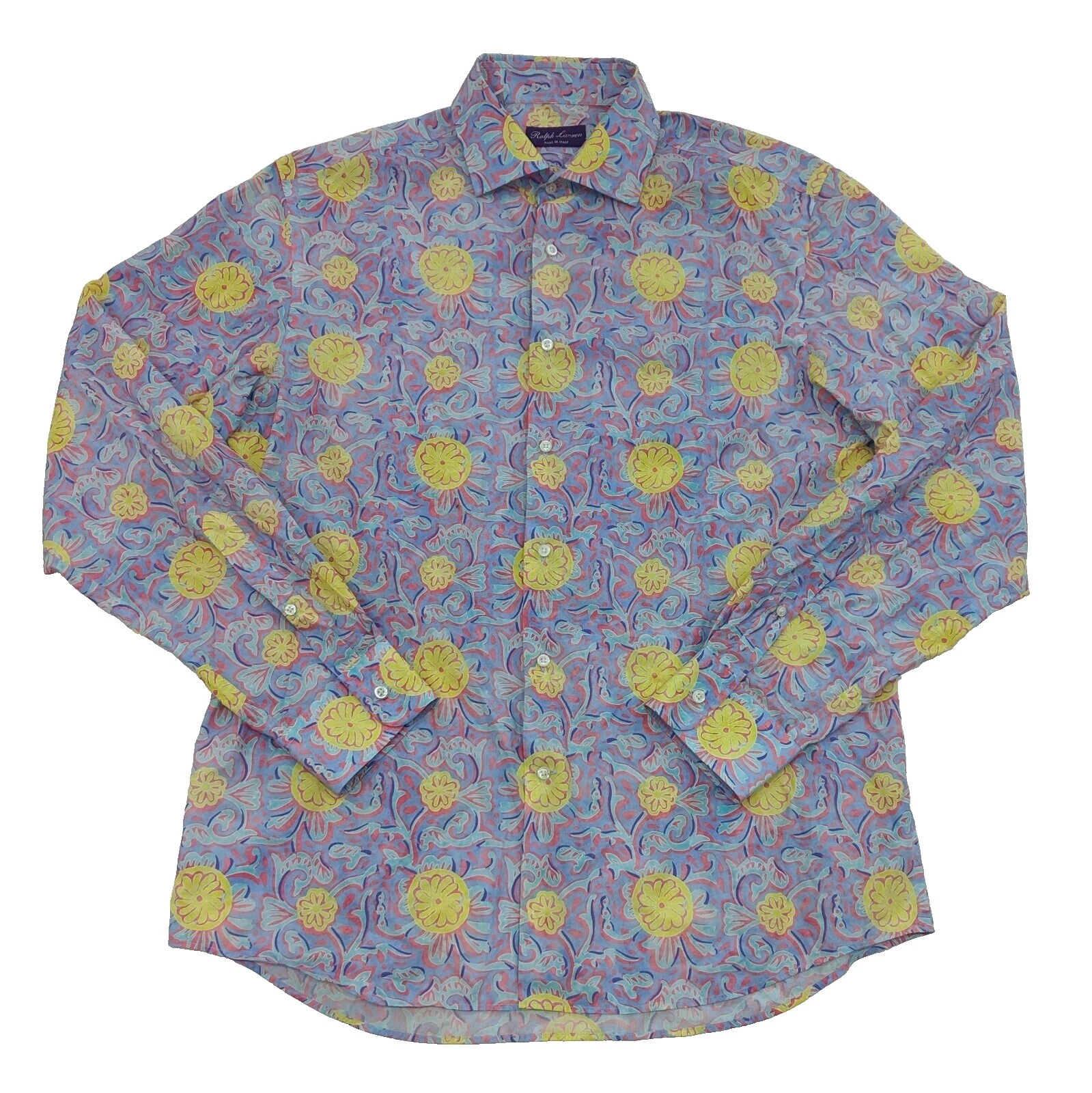 Ralph Lauren Floral 100% Algodón Camisas de vestir para hombres