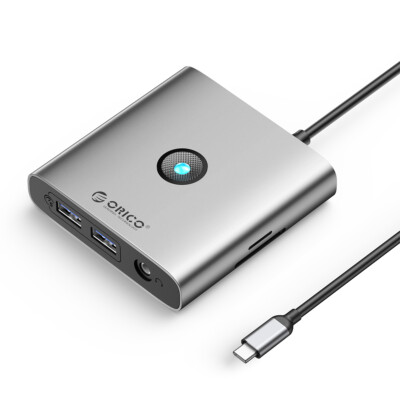 ORICO USB 3.0 Adapter HUB Type C to 4K60Hz USB C Docking Station with RJ45 PD